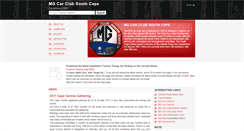 Desktop Screenshot of mgcarclubsc.co.za