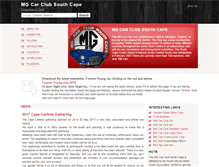 Tablet Screenshot of mgcarclubsc.co.za